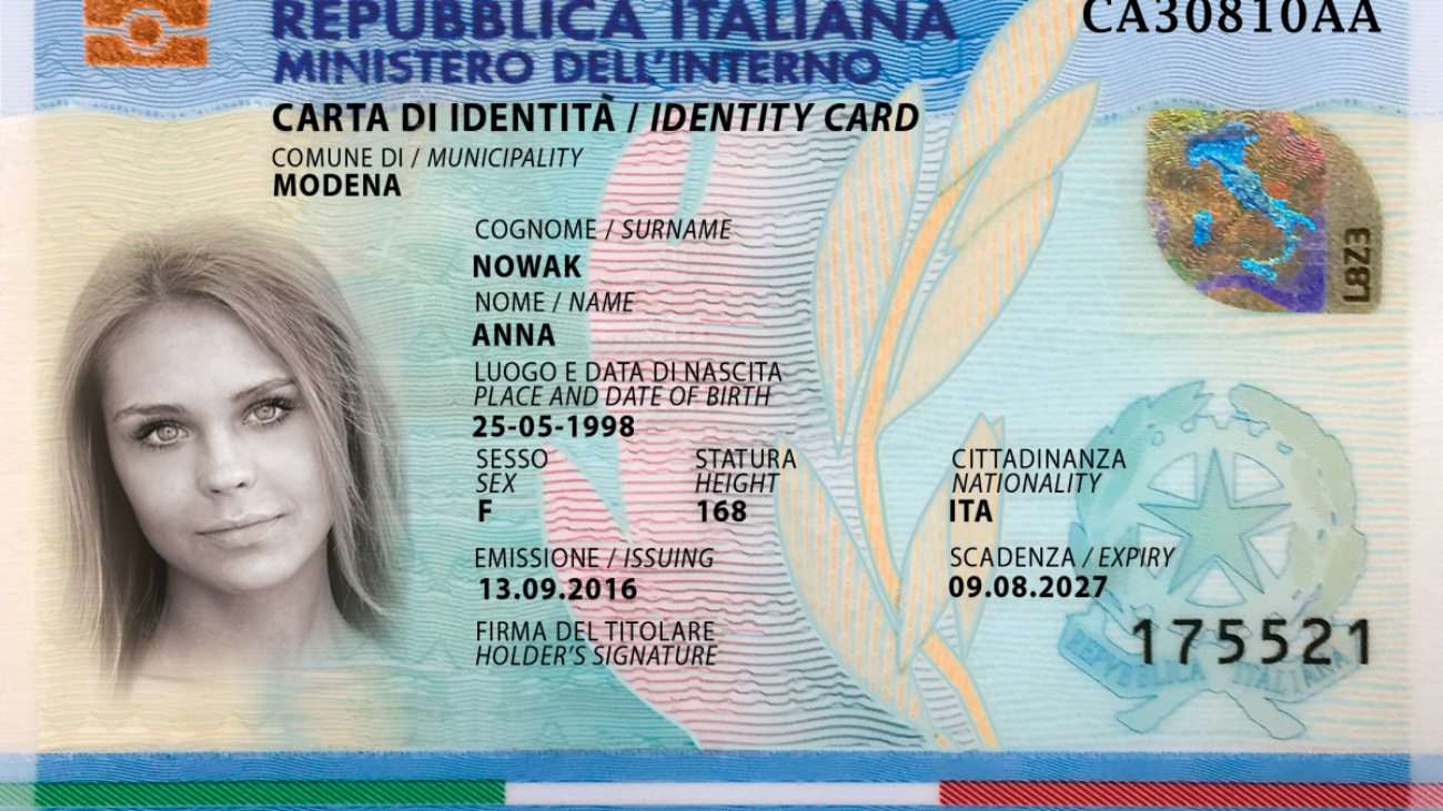Acquistare la carta d'identità italiana